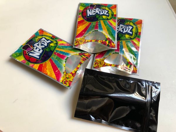 

nerdz candy bags rainbow cookies california sf 8th 3.5g mylar childproof bags touch skin runtz package packing wmtmhi powerstore2012