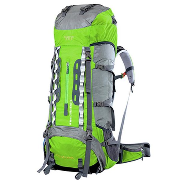 

70l top grade professional camping оборудование для кемпинга горный восхождение рюкзак для спортивных путешествий пешие прогулки водонепрони