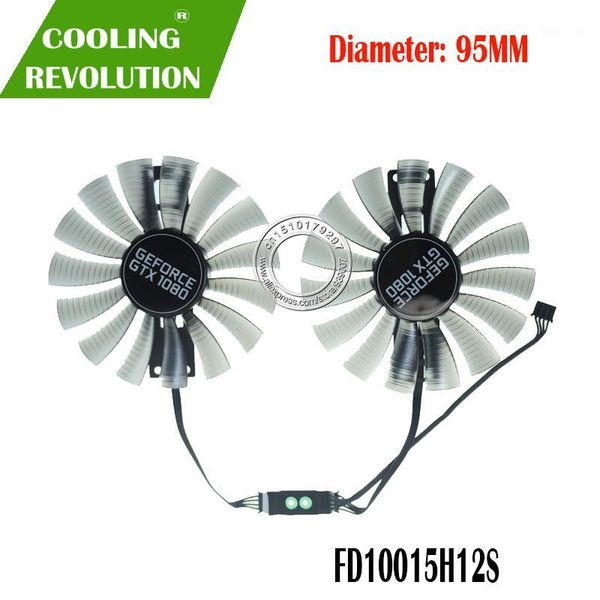 

fans & coolings fd10015h12s dc12v 0.55amp 4pin graphics fan for gainward gtx1080 gtx 1080 gtx1080ti 1080ti1