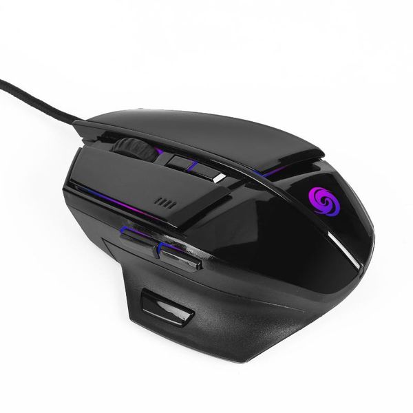 

игровая мышь подходит для всех видов игр. конкурентная мышь с освещенным usb-соединением компьютера ноутбука