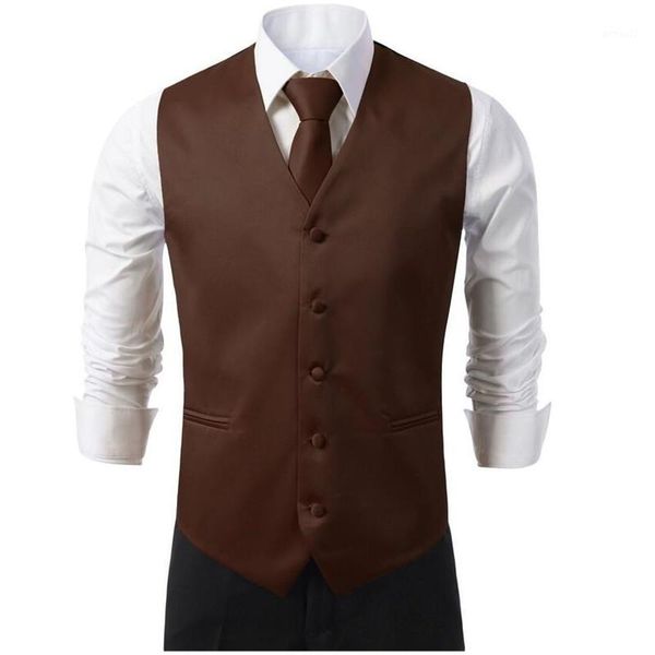 

men's vests the suit ma3 jia3 fashionable men's vest and tie pocket square customized size color1, Black;white