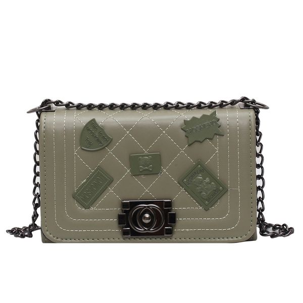

hbp messenger bag handbag handbag the new designer woman bag temperament fashion fashion shoulder bag chain thread