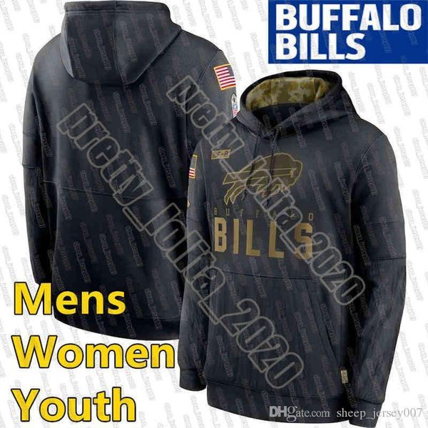 

буффало счета мужская толстовка 2020 салют для обслуживания услуги sicline performance pullover hoodie чернокожие женщины молодежные футболь, Black;red
