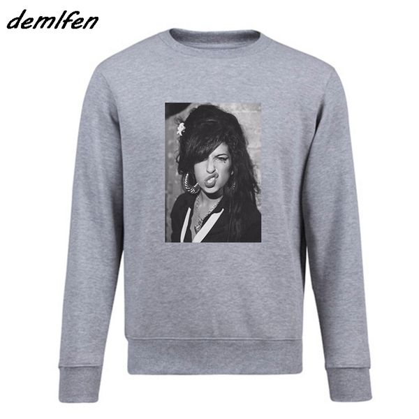 

amy winehouse legardary hoodie print coat fleece pullover sweatshirt casual hip hop harajuku streetwear sweatshirt hoodie men t shirt