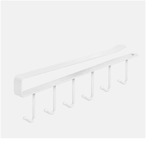 

kitchen cupboard storage rack cupboard shelf hanging hook organizer closet clothes glass mug shelf hanger door chest wmtqra