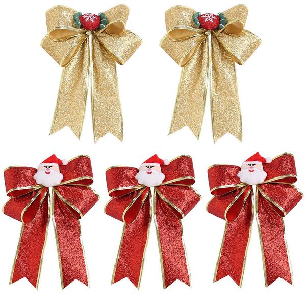 

3pcs christmas bowknot ornaments fuuny chic gift wrapping bow knots bow knot crafts christmas decorations for party xmas tree wmtfud xhhair