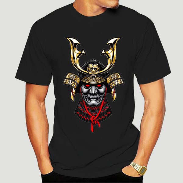 

samurai shogun mask - cotton t-shirt tee shirt 6053a