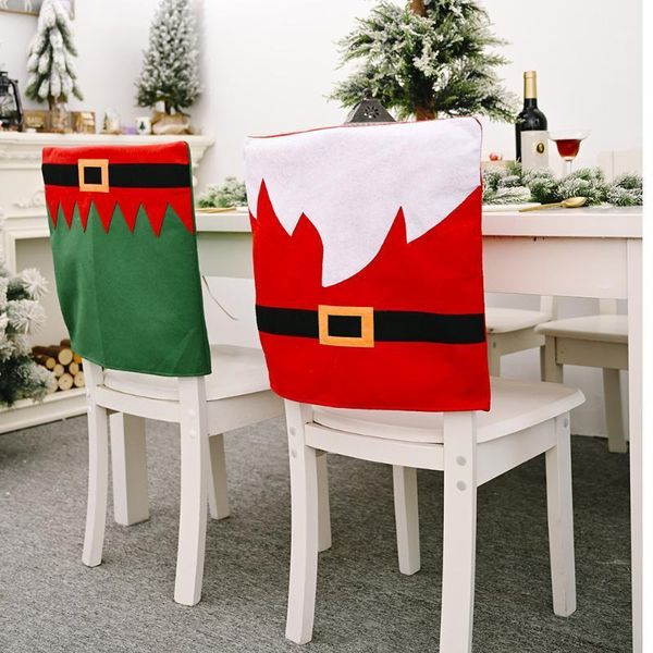

spandex printed chair cover belt dining chair slipcover seat protector stretch removable restaurant covers christmas gifs1