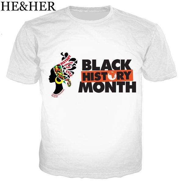 

black history creative style 3d print shirts oversized horror hippie men clothing