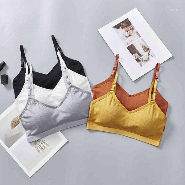 

sports bra for women stretch thread solid color sports bra vest-style beauty back active small chest underwear sexy1, Red;black