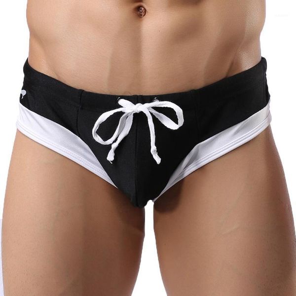 

men swimwear swimming pants briefs shorts boxers underwear fjsl1, White;black