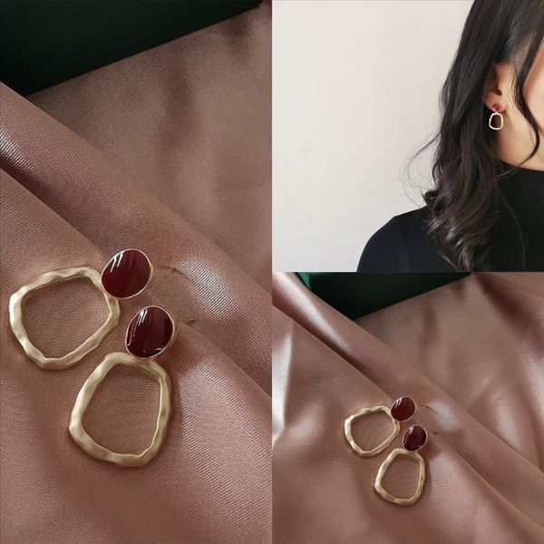 

gll dropshipping ballerina engagement sterling plated silver noble pure silver stud crown earrings jewelry beautiful wedding, Golden