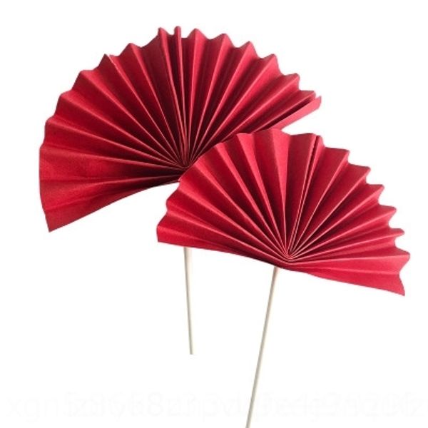 

ulv8a baking decoration fan dress cake folding paper fan card chinese style birthday party cake decoration card dress i0xw9