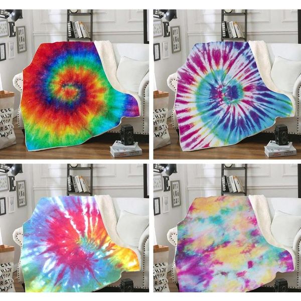 

3d digital print throw blanket fashion winter warm baby blanket swaddling bedding quilt nap blankets rainbow travel swaddle tta1666