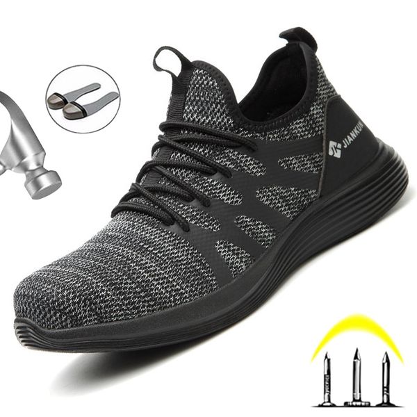 

male work shoes steel toe men boots anti-smashing safety boots non-slip working sneakers safety shoes men shoes dropshipping y200915, Black;brown