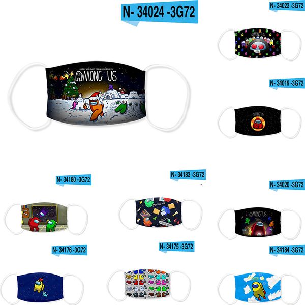 

us face anti-haze mouth 17 among game styles mask children reusable washable dust-proof protection kids cosplay m