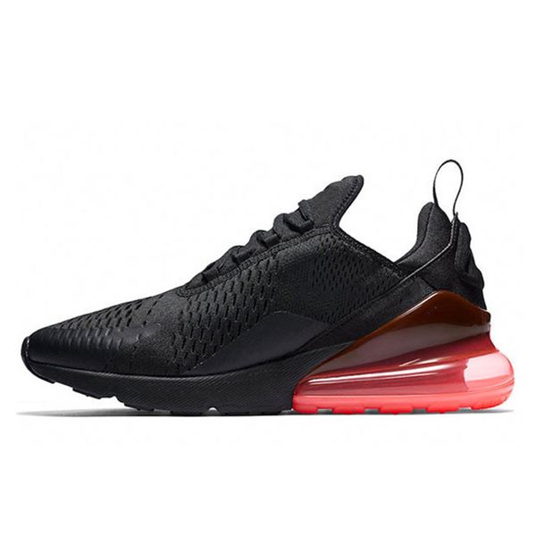 

designer running shoes mesh breathable women men 270 air cushion sport shoe triple black white red trainers sneakers