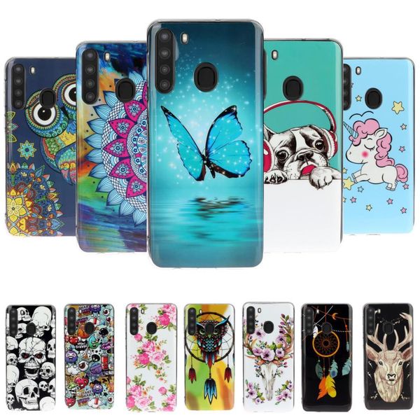 

phone pouch cases for cover a30 flowers samsung galaxy estuche a20 a01 a10s a11 a21 a20e estojo soft silicone protector