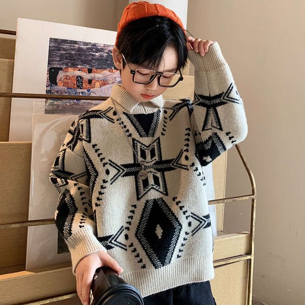 

autumn new 2020 sweater cuhk pullover and 12-year-old children's winter 15 boys' fashion v7rh, Blue