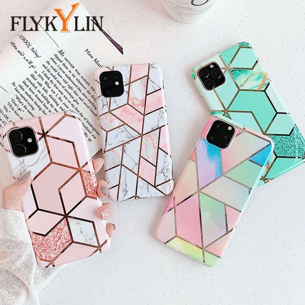 

flykylin marble case, vip xs xr x 7 8 se 2 6s plus, 12 11 pro max