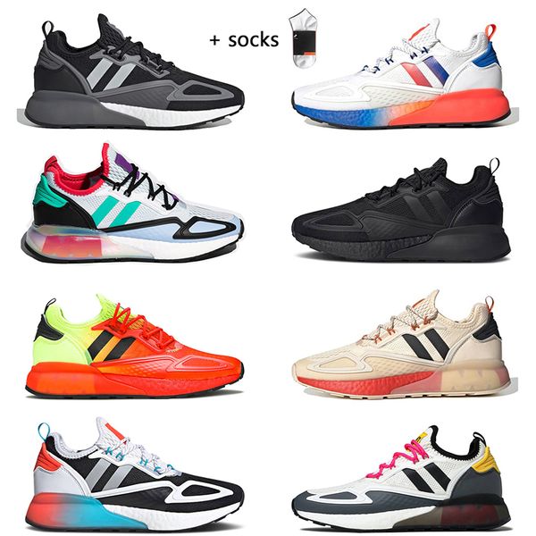 

zx 2k solar yellow red triple black white running shoes mens women outdoor 4d sneakers gradient fade grey signal cyan mesh ultra sneakers tr