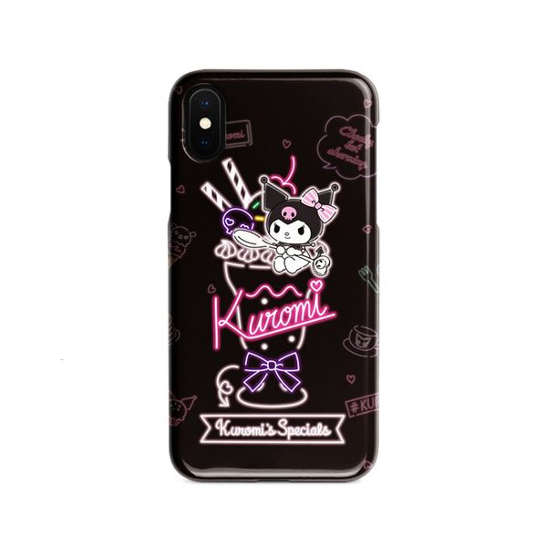 

black glossy kuromi for vip exsmax case 11pro / 12 / 7p huawei