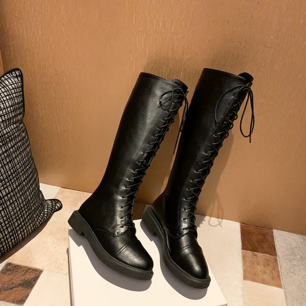 

new winter knee boots women boots fashion female keep warm snow women shoes size 34-43, Black