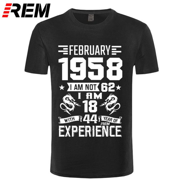 

sport 1958 years shirt men's short sleeve t shirt printed casual fashion january september october november december february march