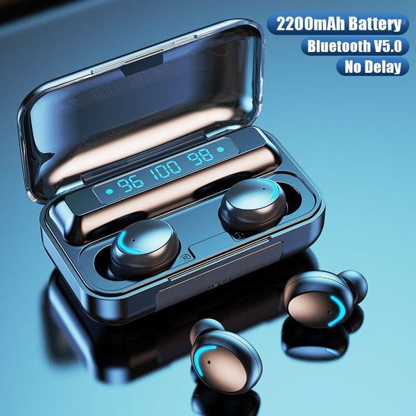 

tws wirelee earphone with microphone touch control waterproof sports headphone for running hifi noise canceling wireless earbud1