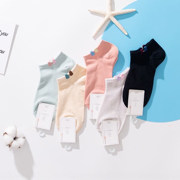 

лодка лодка sockscotton весной и летом 2020 новых женщин хлопка невидимый женские носки носки неглубоко ghb53, Black