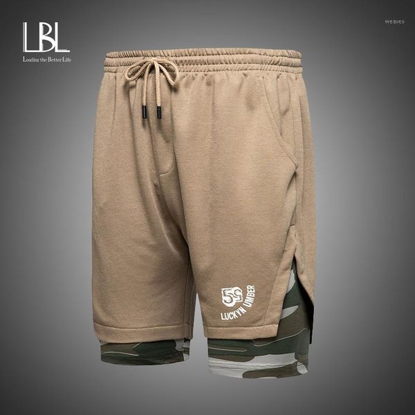 

summer running shorts men 2020 fashion 2 in 1 jogging fitness shorts training mens bodybuilding gyms men joggers short pants1, White;black