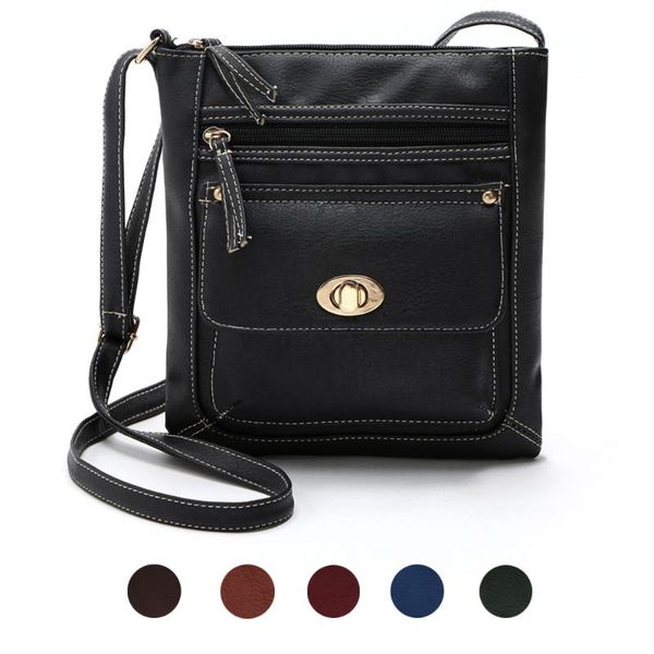 

fashion messenger bag 2020 womens leather satchel cross body shoulder messenger bag handbag bolsa feminina bags for women