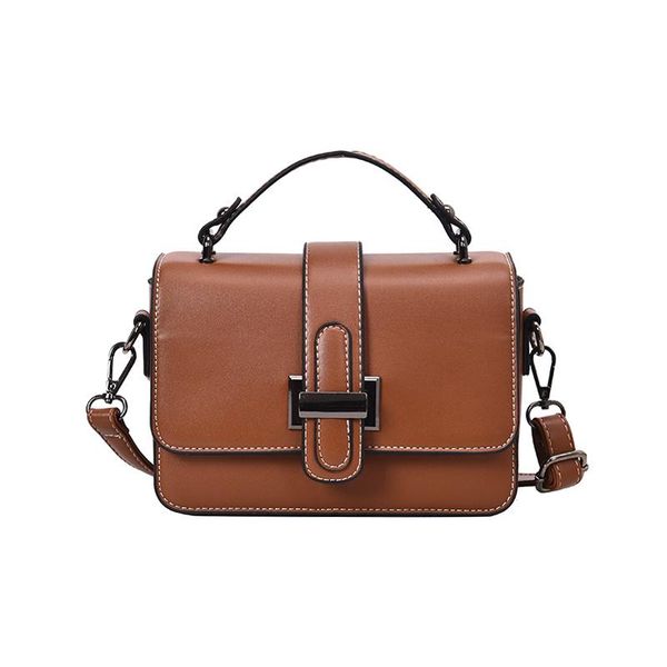 

single shoulder bag women's bag 2020 new pure color small square simple fashion fashion ins super handbag messenger