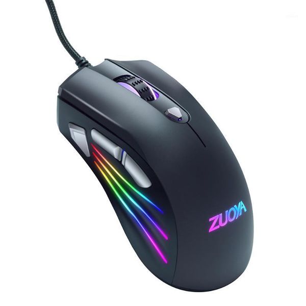 

zuoya at-962 7 button usb wired mouse rgb 7200dpi adjustable gaming mouse1