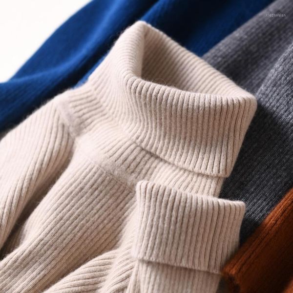 

pullover 2021 autumn winter fashion children high-neck cashmere sweaters boys girls tight baby bottoming shirts thick pullovers1, Blue