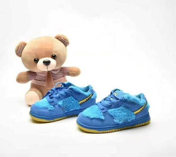 

boy girl low x sb dunkly green spark bright orange bear walking shoes yellow blue fury little running sneakers size 24-35325p, Black