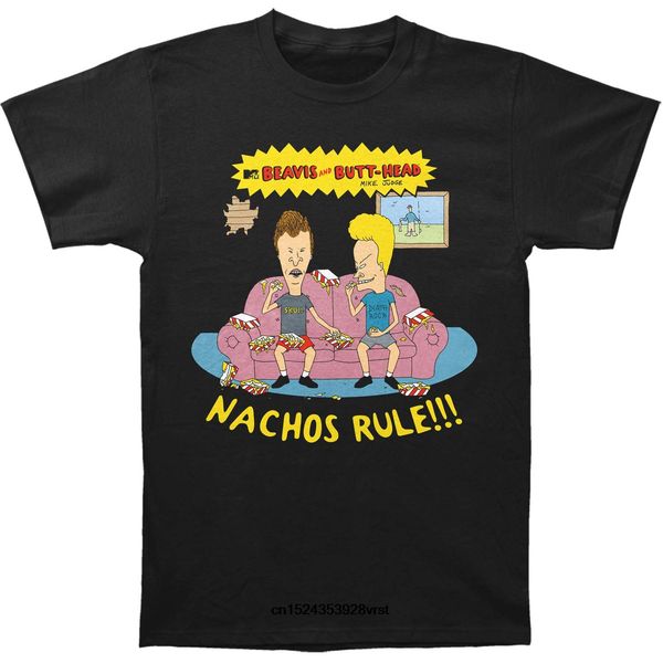 

funny men t shirt novelty tshirt women beavis & butthead nachos rule t-shirt sport hooded sweatshirt hoodie