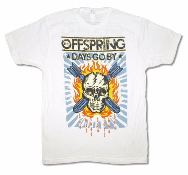 

sport 2019 super fashion men's tees shirts the offspring days go by tour 2013 new official logo t shirt