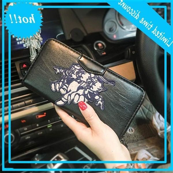 

q2019 pig design fashion men's bag new korean long wallet multi card