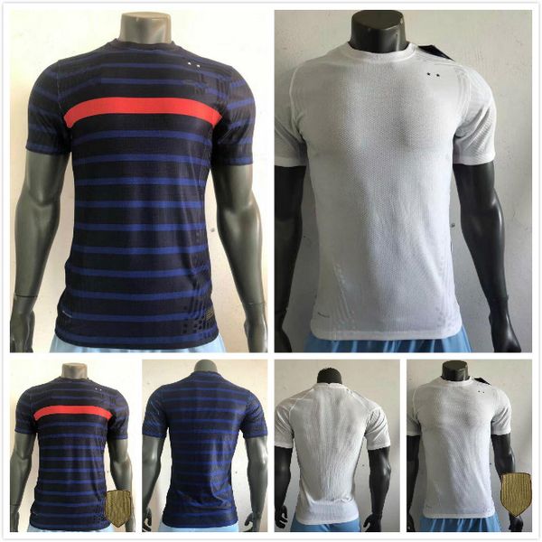 

player version 20 21 griezmann mbappe pogba soccer jersey pavard varane dembele 2020 2021 football uniform player shirt camiseta de futbol, Black;yellow