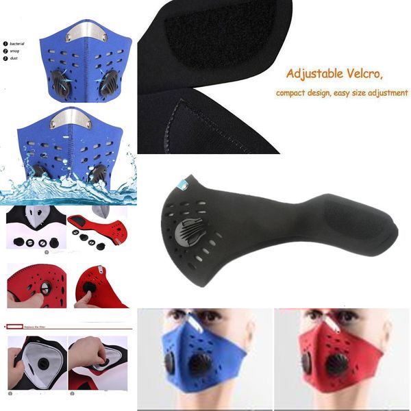 

face carbon filter two cycling mask pm2.5 half exhale valves camouflage dustproof anti polrsx7 youn