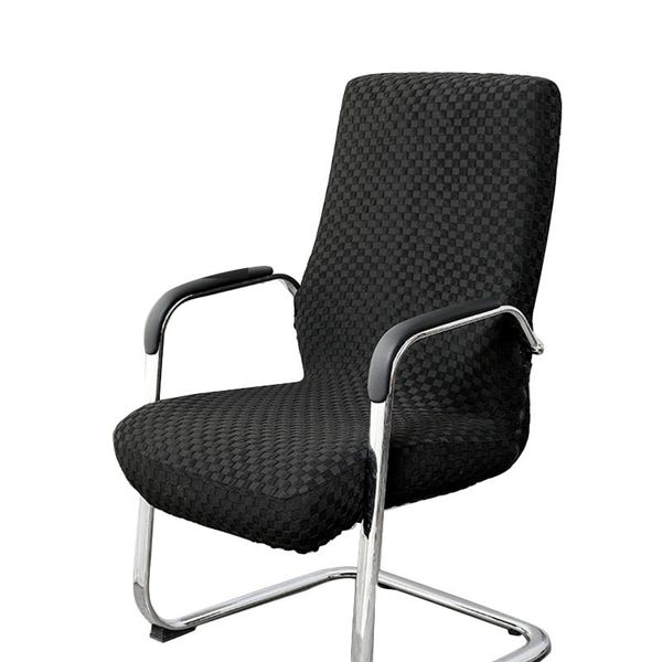 

anti slip removable stretch office chair cover durable knitted jacquard armchair computer seat washable modern slipcovers home