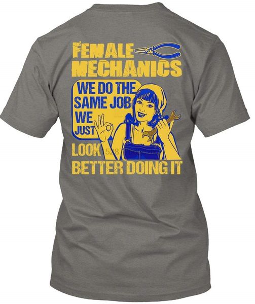 

female mechanics we do the same job t shirt we just look better doing it t shirt sport hooded sweatshirt hoodie