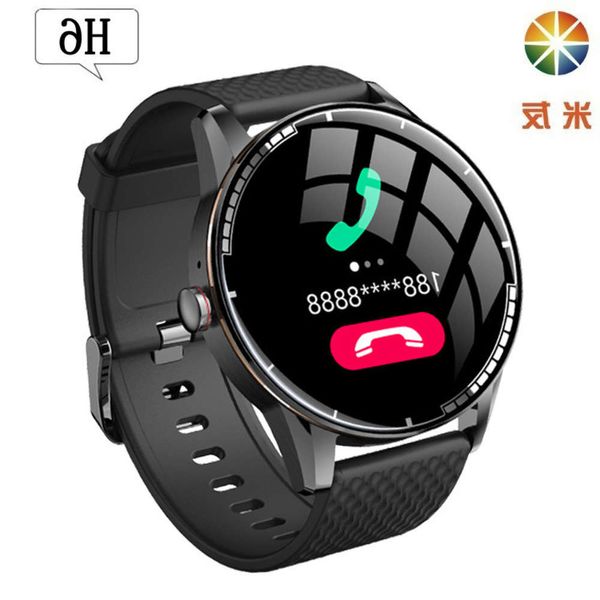 

miyou h6 smart watch tws link bluetooth speaker headset play answer hands cal