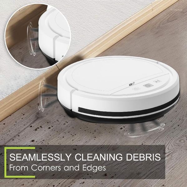 

wifi auto robotic cleaner 1500pa rechargeble robot vacuum cleaner aweep compatible with google tuya app for carpets hard floor1