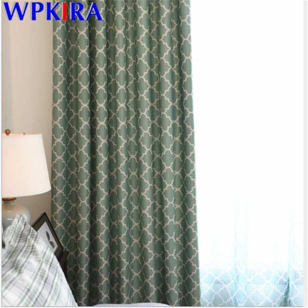 

american pastoral window curtain for living room sheer curtains bedroom printed high shade 70% drape panel curtains w-ad372#30