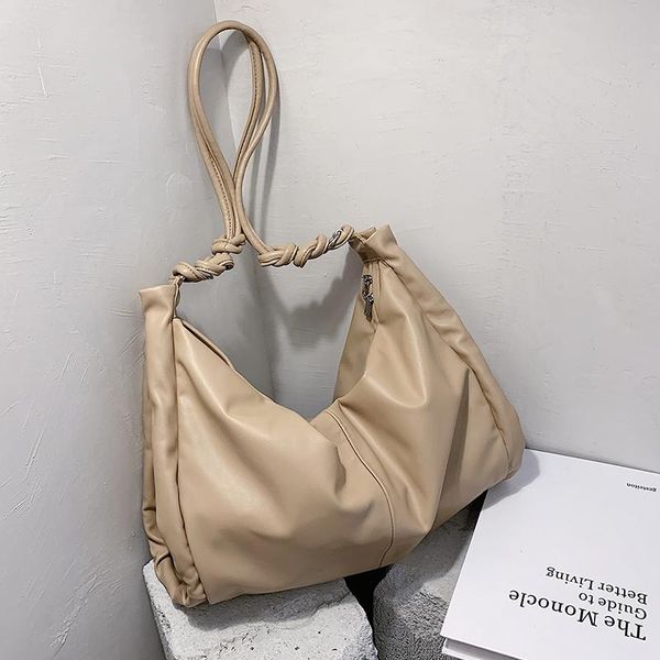 

new pu leather big casual totes women shoulder bags 2020 fashion high capacity handbags ladies messenger bags female purses