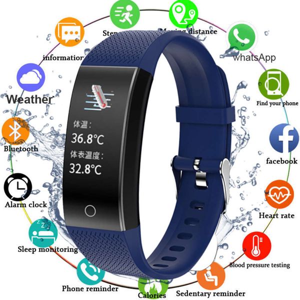 

men women sports watch, heart rate and blood prsure monitoring smart wristband, tracker, fitns d