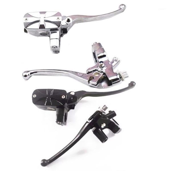 

handlebars 7/8" 22mm handlebar cross hand control reservoir brake clutch levers motorcycle cafe racer old school scooter offroad atv1