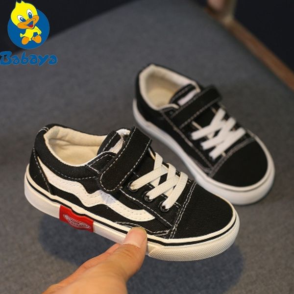 

autumn new children canvas shoes girls sneakers breathable spring fashion kids shoes for boys casual shoes student y200103, Black;red